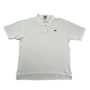 Perlis Shirt Mens 2xl Golf Polo Lobster Embroidery Cajun New Orleans Solid White